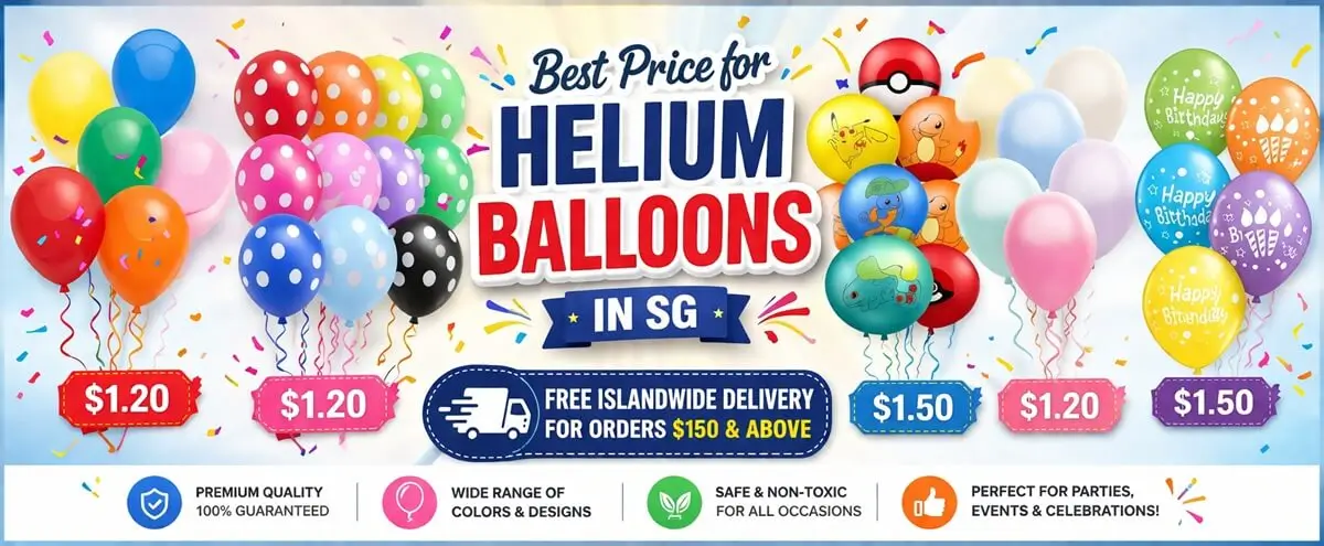 Affordable Helium Balloons Singapore